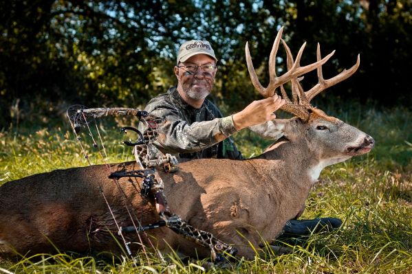 grant woods with whitetail buck